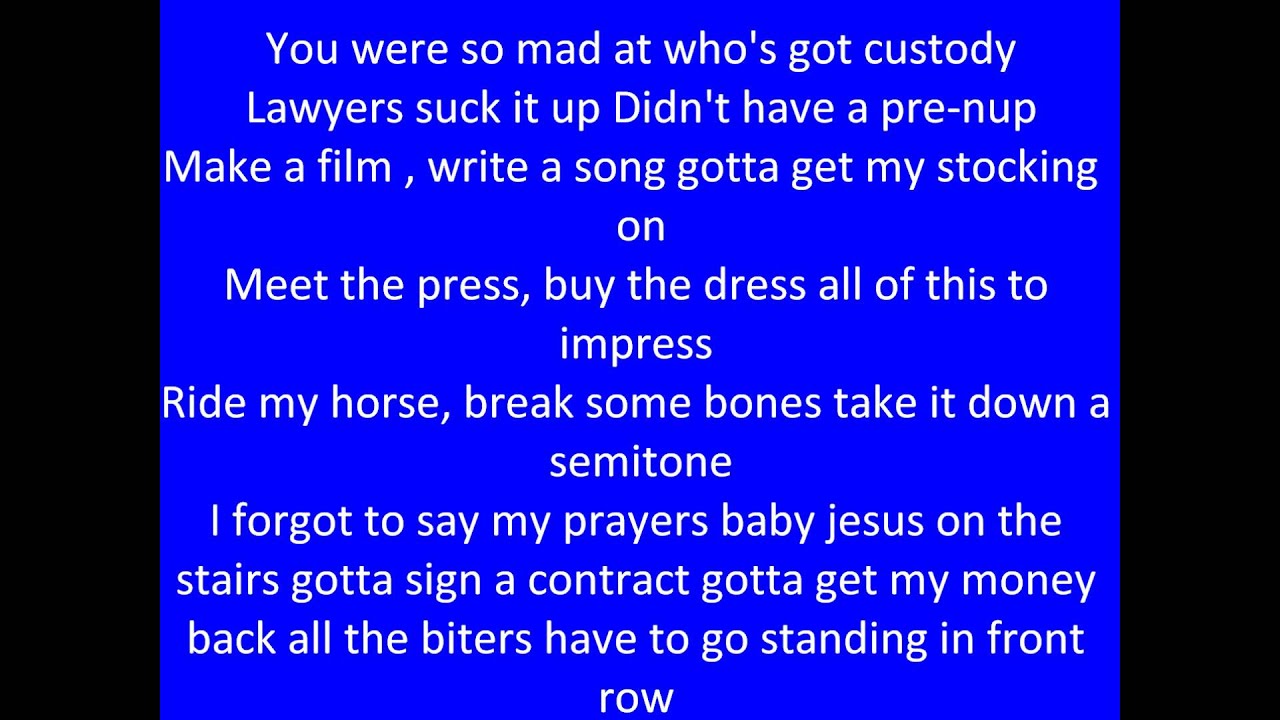 Madonna I Don't Give A ft Nicki Minaj lyrics