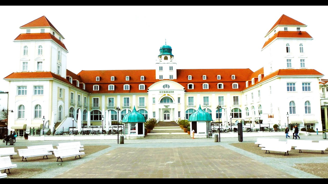 Wanderung durch das Ostseebad Binz auf der Insel Rügen im April 2024
