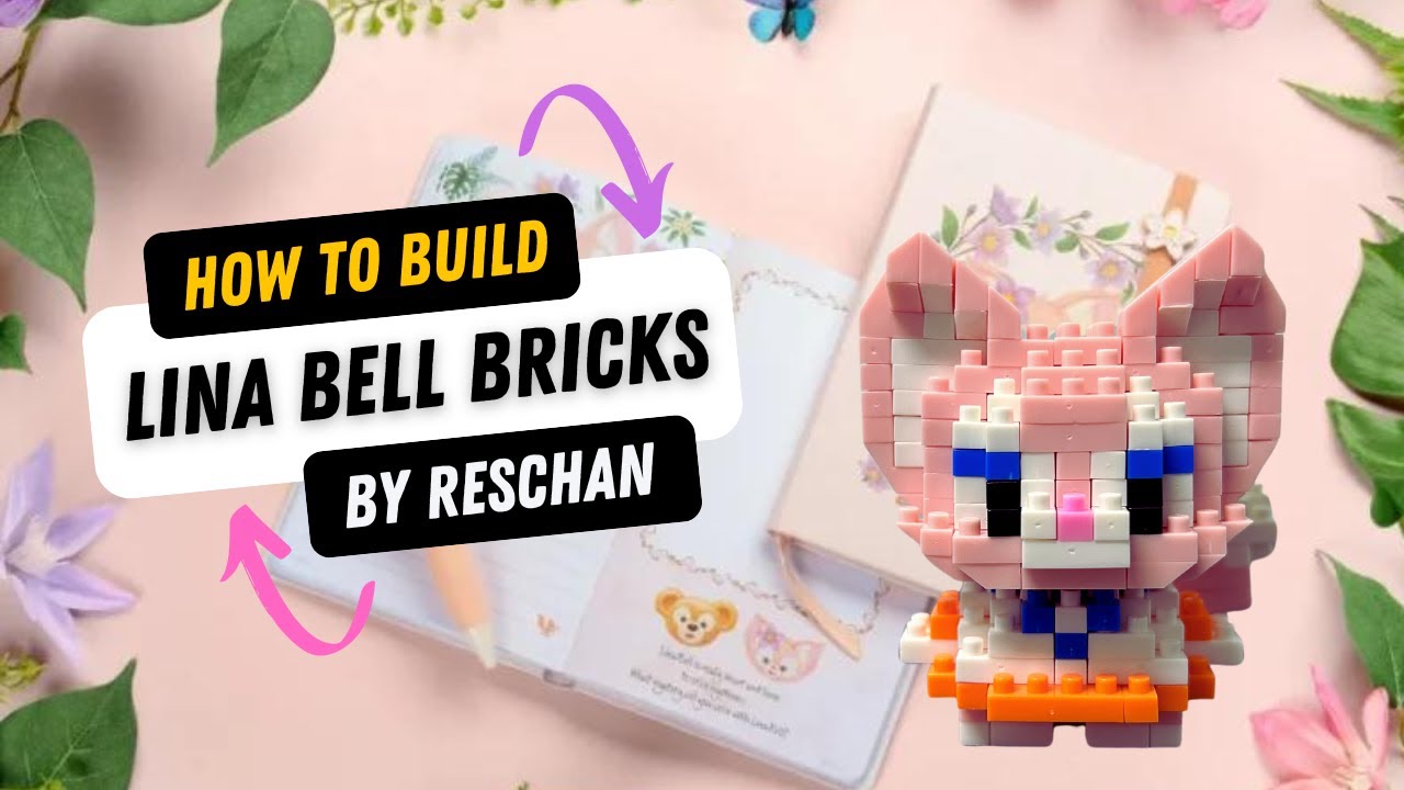 How to Build Lina Bell Mini Lego Bricks I Tutorial I #bricks #minilego #magicbricks #cartoon #disney