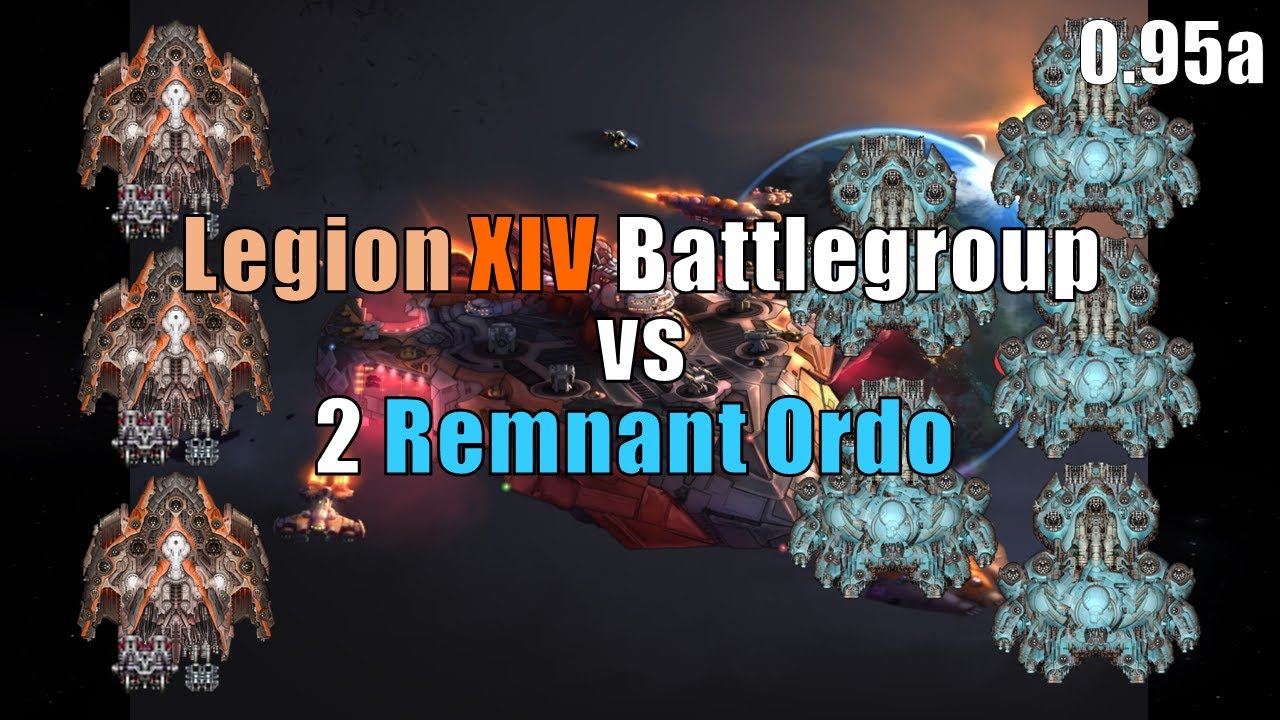 Starsector 0.95a: Legion XIV Battlegroup vs 2 Remnant Ordos
