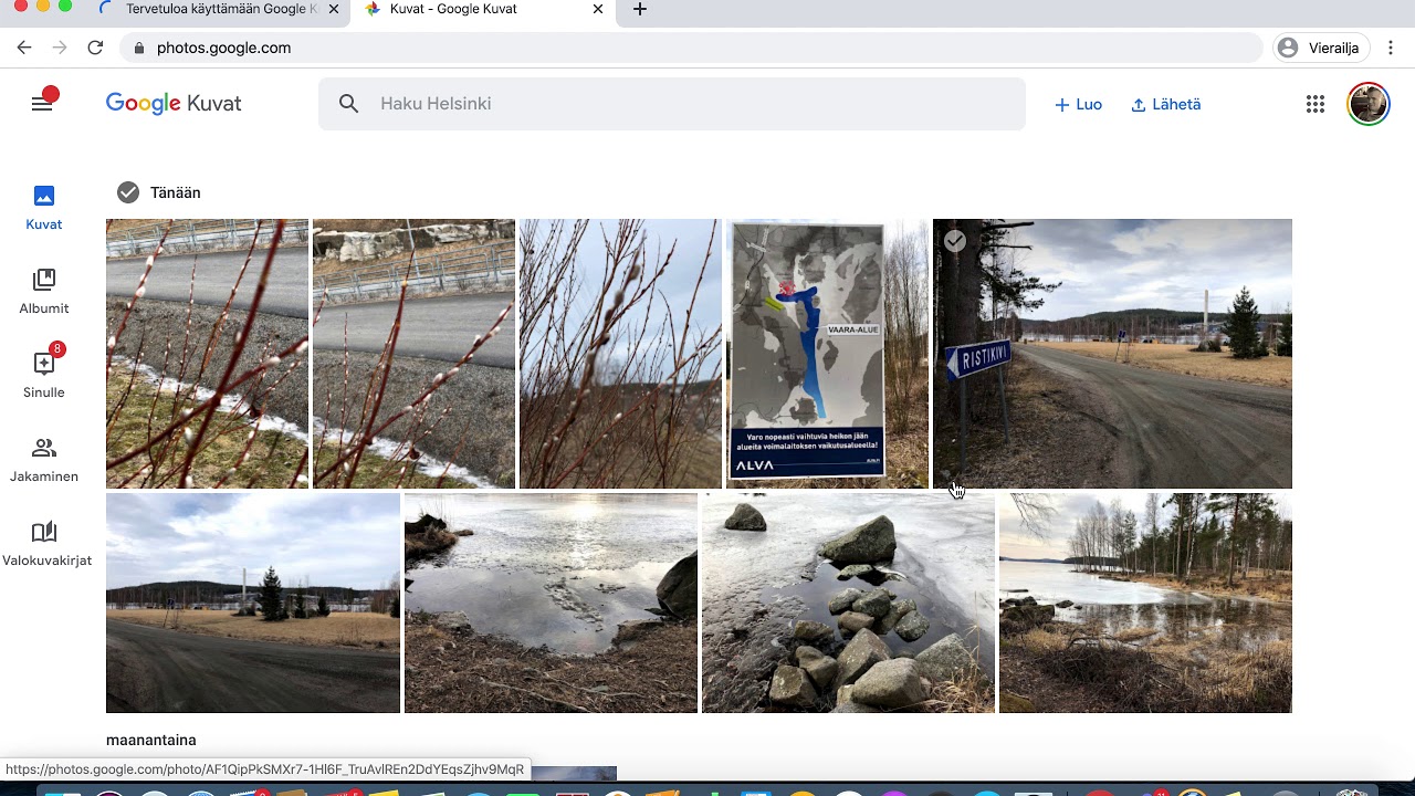 Kuvien siirtäminen puhelimesta tietokoneelle