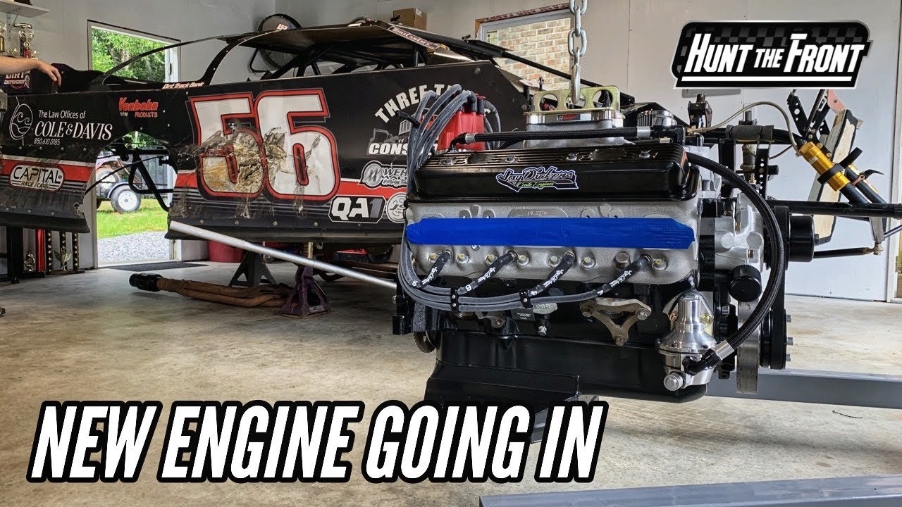 Dropping the New Crate Engine in the 56 Car and Fresh Parts for the HTF1!