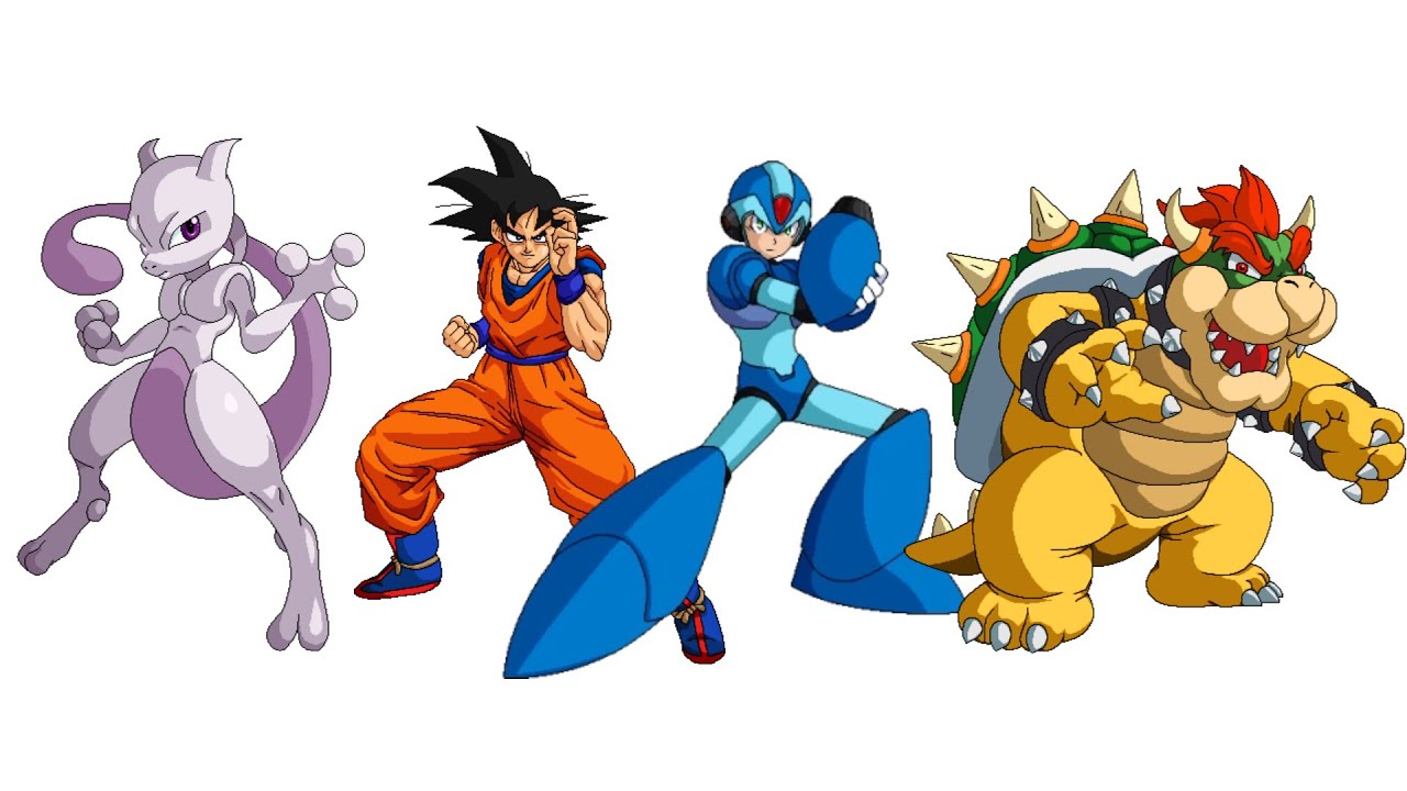 SMASH BROS CRUSADE SOUNDCORE LATINO MEWTWO & SON GOKU & MEGA MAN X & BOWSER VICTORY