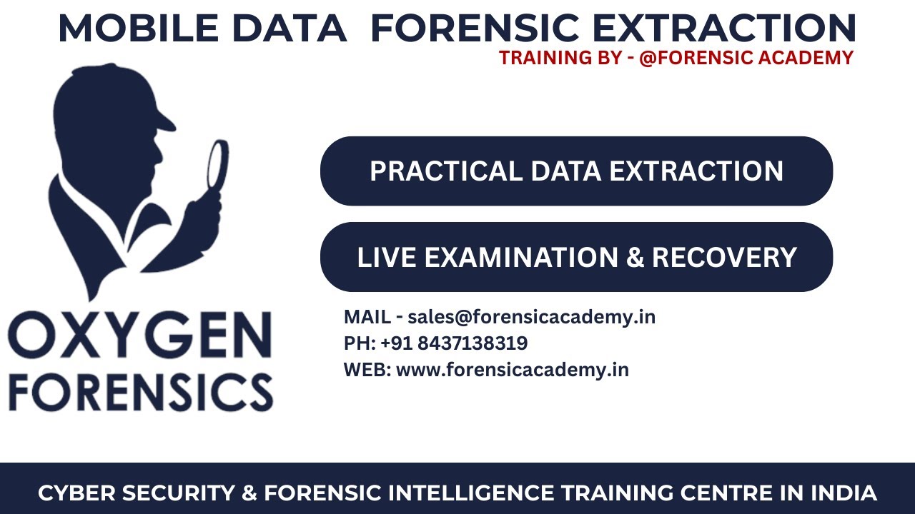 MOBILE DATA FORENSIC EXTRACTION USING OXYGEN FORENSICS #mobileforensics #forensicacademy #forensic
