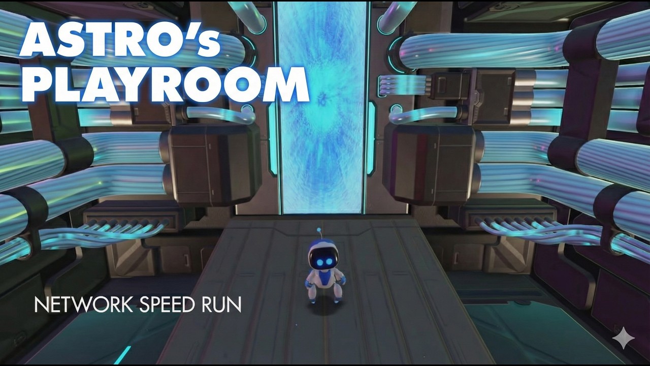 Astro's Playroom - Network Speed Run - Frozen Run