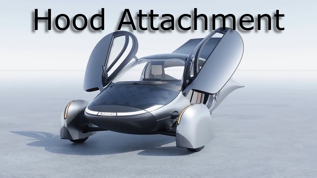How Is the Aptera's hood Attached?