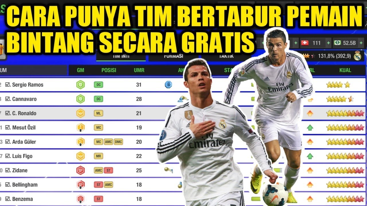 CARA MEMILIKI TIM BERTABUR PEMAIN BINTANG TANPA TOP UP/MENGELUARKAN BANYAK UANG | TOP ELEVEN