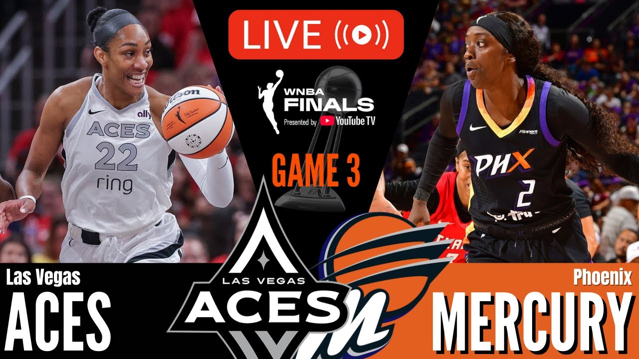 WNBA LIVE! LAS VEGAS ACES vs PHOENIX MERCURY GAME 3 | 2025 WNBA FINALS | Oct. 9, 2025 | NBA 2K26