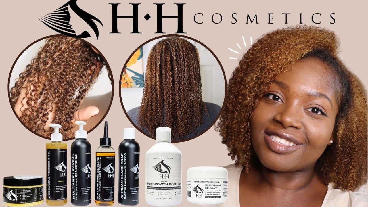 Wash Day & Styling using All Natural Black Owned Hair Products from The Netherlands | H.H Cosmetics