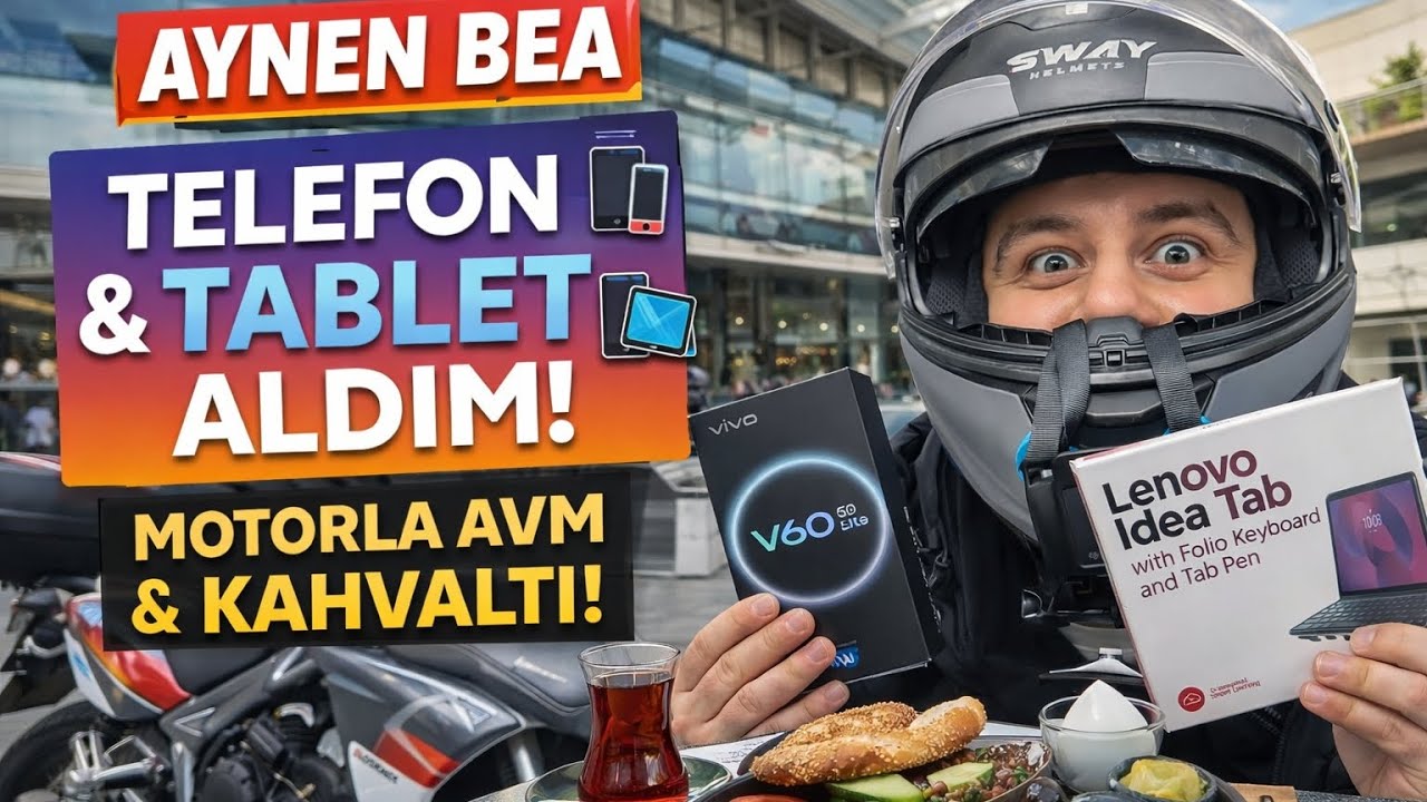Motorla AVM’ye Gittim! Telefon, Tablet ve Kahvaltı ☕📱 | Aynen Bea