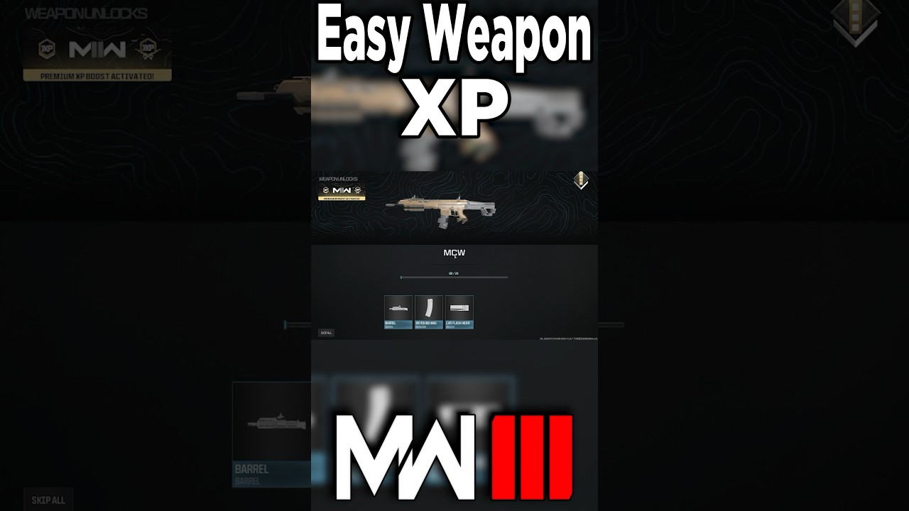 #1 Best Way To Level Weapons In Modern Warfare 3 🔥