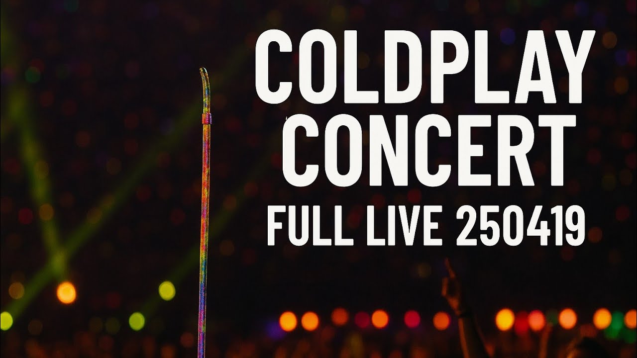 coldplay concert Full live in korea  콜드플레이 내한 풀영상 250419