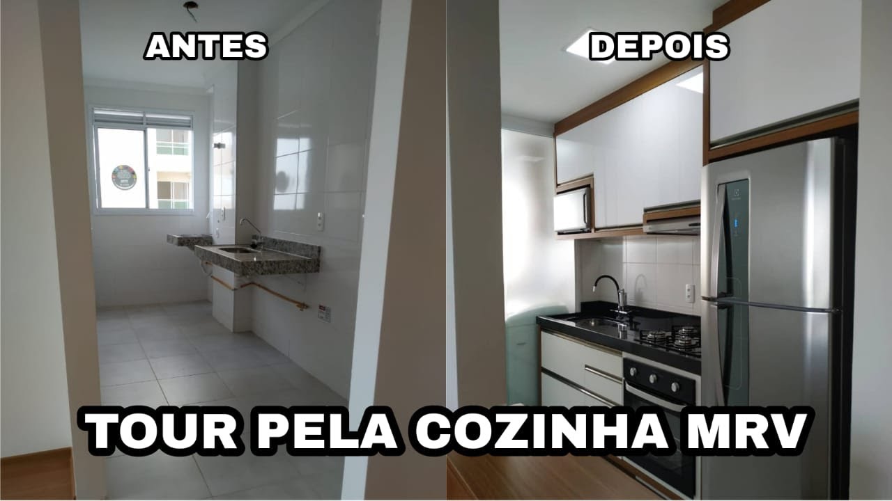 TOUR PELA COZINHA PLANEJADA | Apê MRV