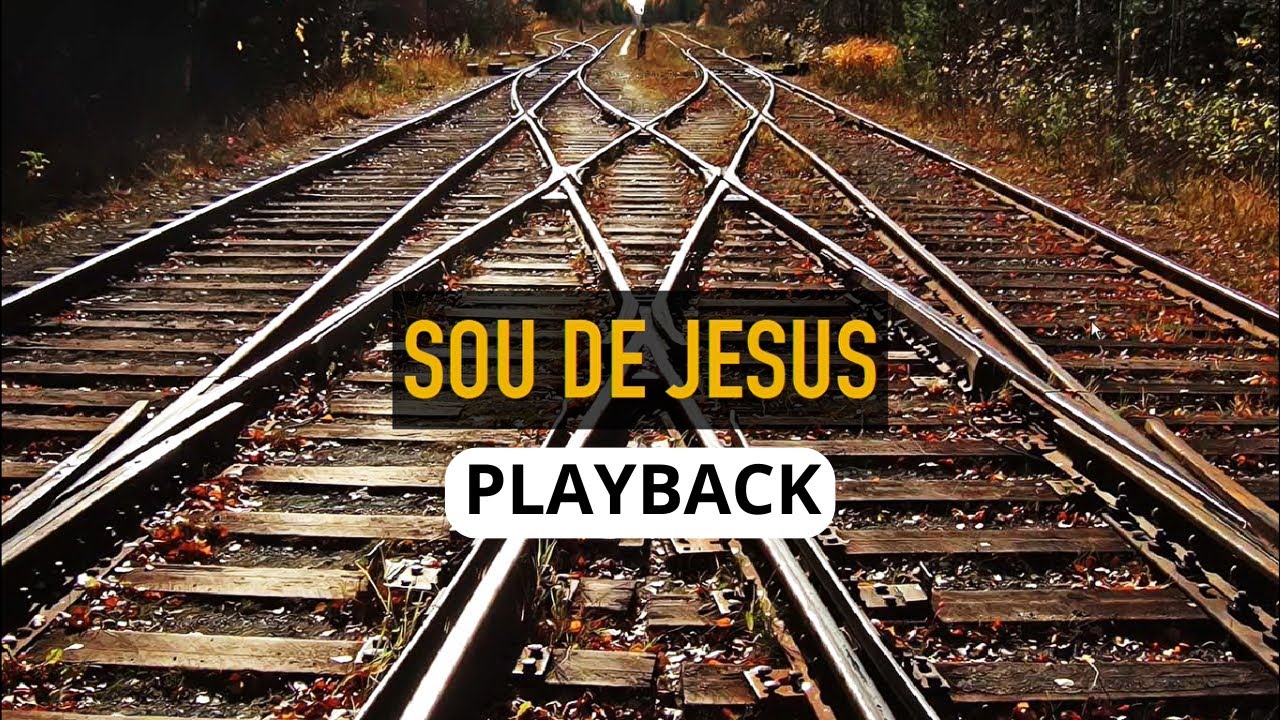 SOU DE JESUS JA PLAYBACK COM LETRA GRANDE CD JOVEM