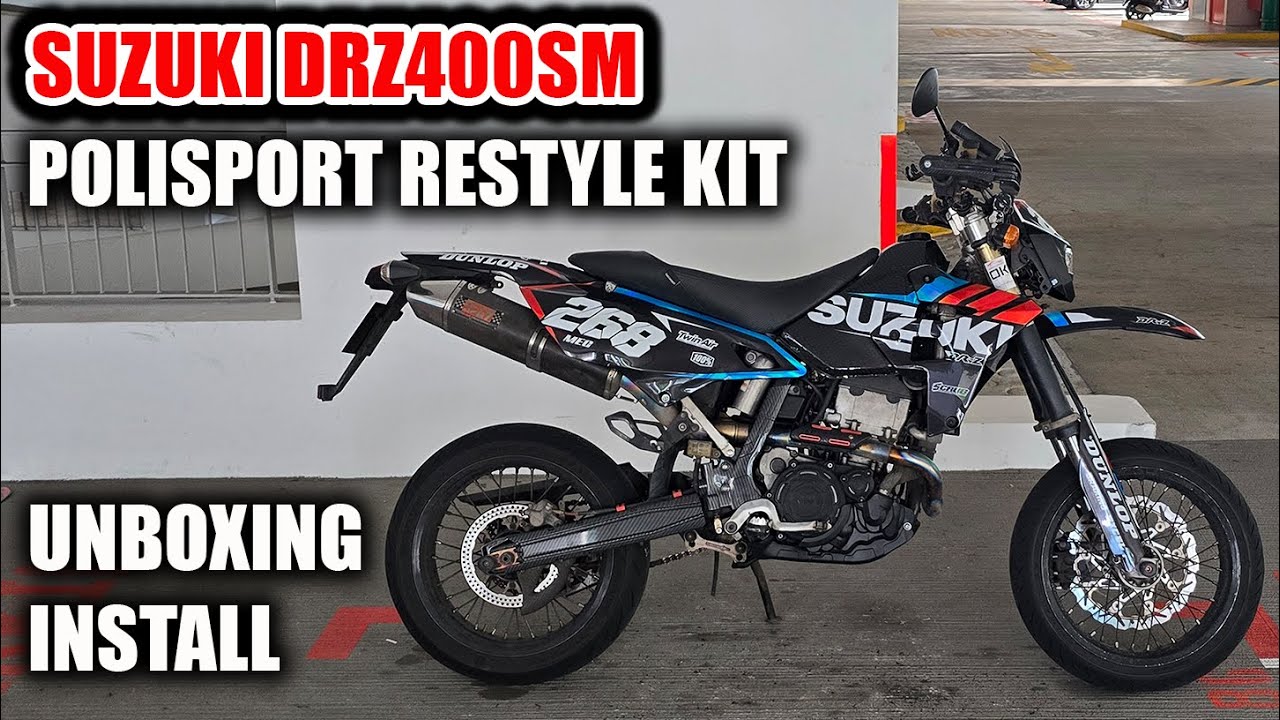 DRZ400SM Polisport Restyle Kit - Moto Showcase