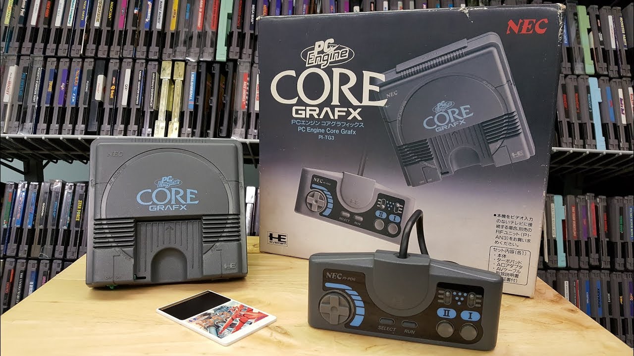 PC Engine CoreGrafx Console Unboxing