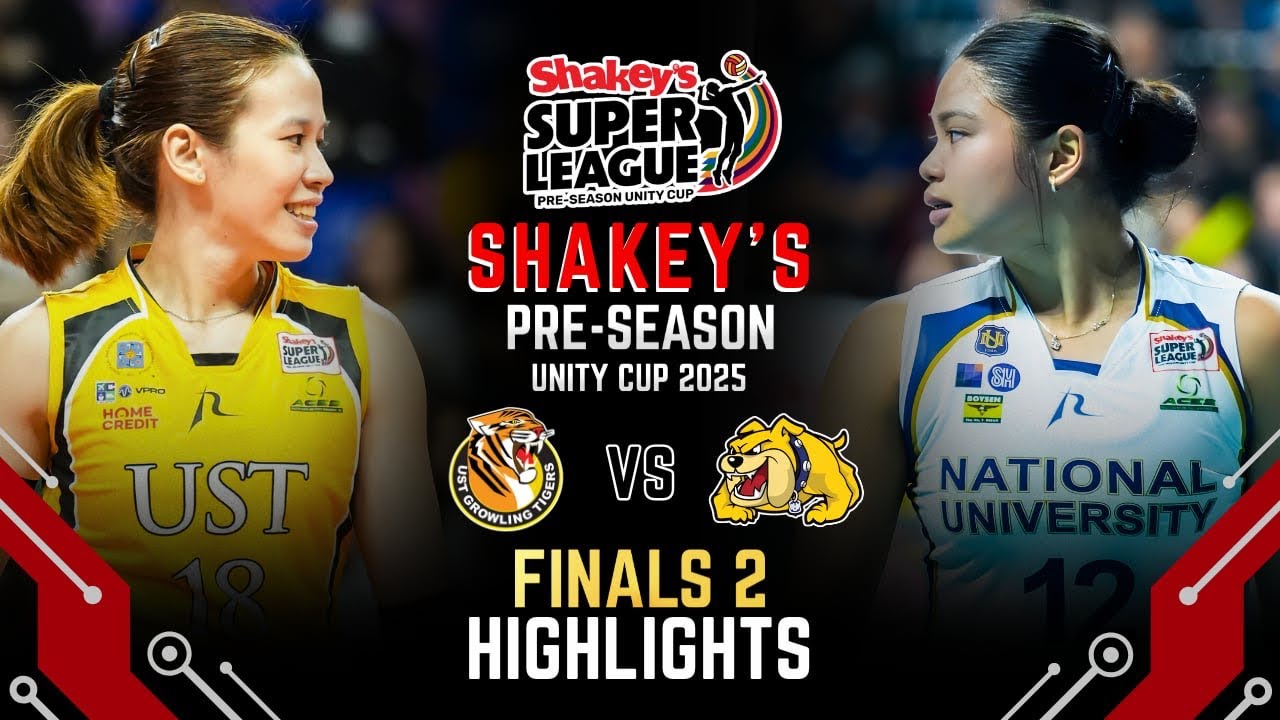 UST VS. NU | FINALS GAME 2🥇| Full Game Highlights | Shakey's Super League Unity Cup 2025