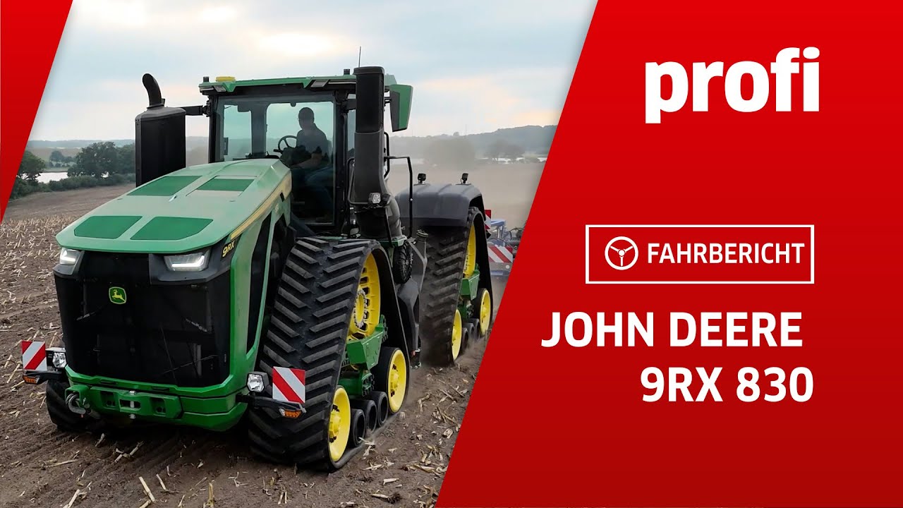 913 PS Maximalleistung 💪 John Deere 9RX 830 | profi #Fahrbericht