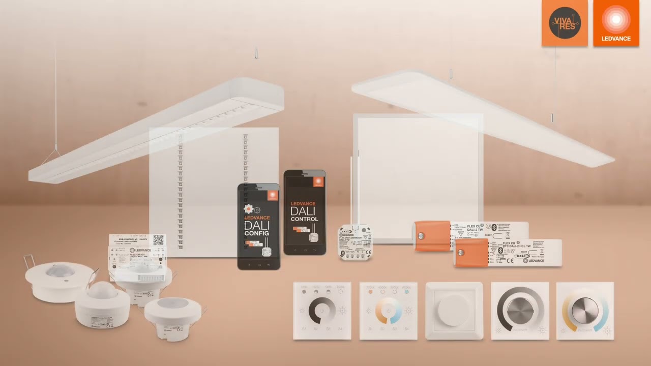DALI components in LEDVANCE brand: full power of LMS solutions