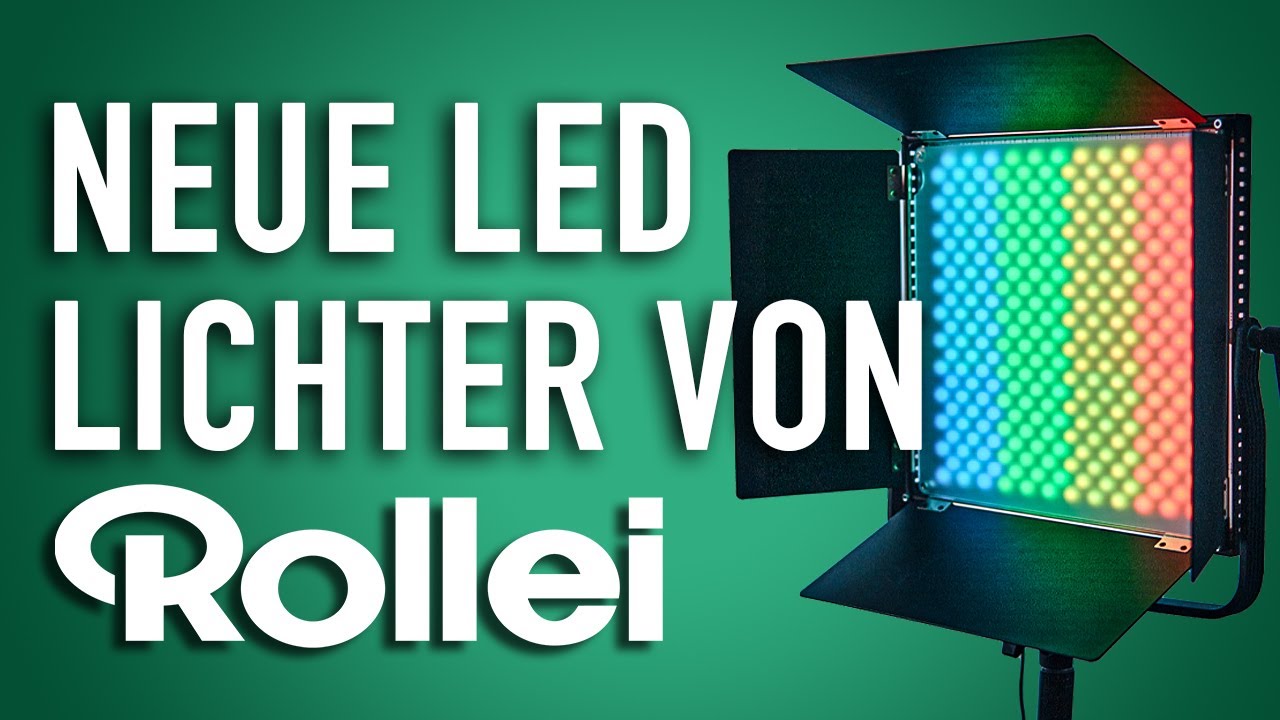Diese RGB LED Dauerlichter von Rollei sind echt genial