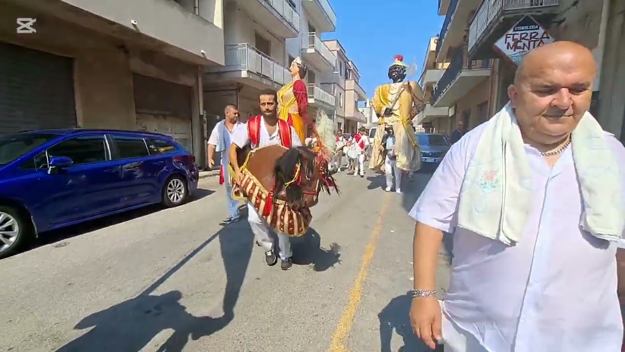 I Giganti di Palmi per la festa di San Rocco Palmi 14/08/2025