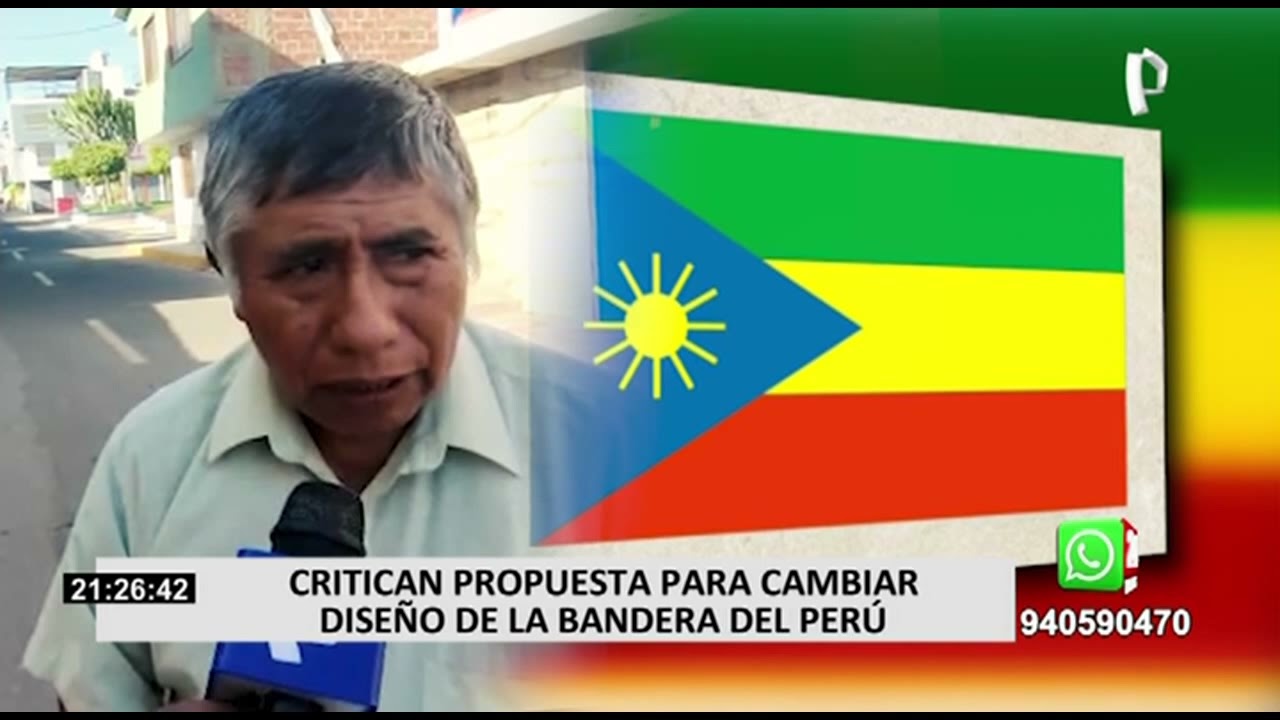 Cambio de bandera del Perú solo provocaría división entre los peruanos, según historiador