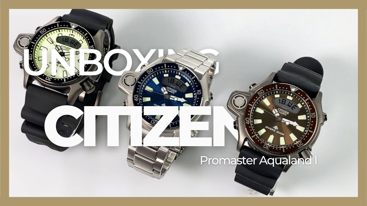 UNBOXING | Citizen Promaster Aqualand I