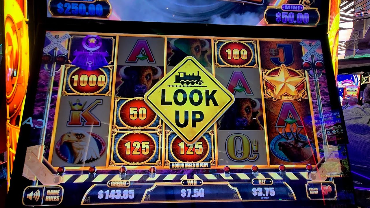 🚞 BONUSES ON LUXURY LINE CASH EXPRESS TRAIN BUFFALO SLOT MACHINE!!! #casino #bonus #jackpot #slot 