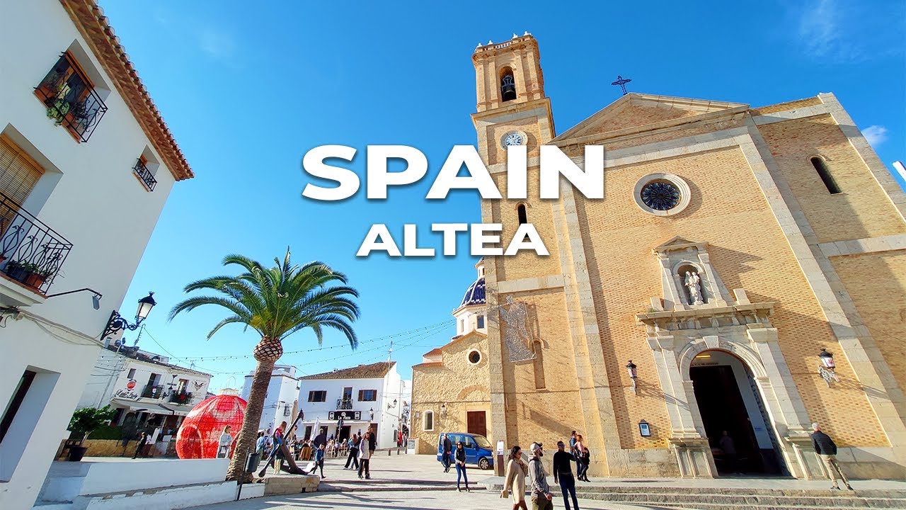 Altea Spain 🇪🇸 Walking Tour | Best of Costa Blanca 4K