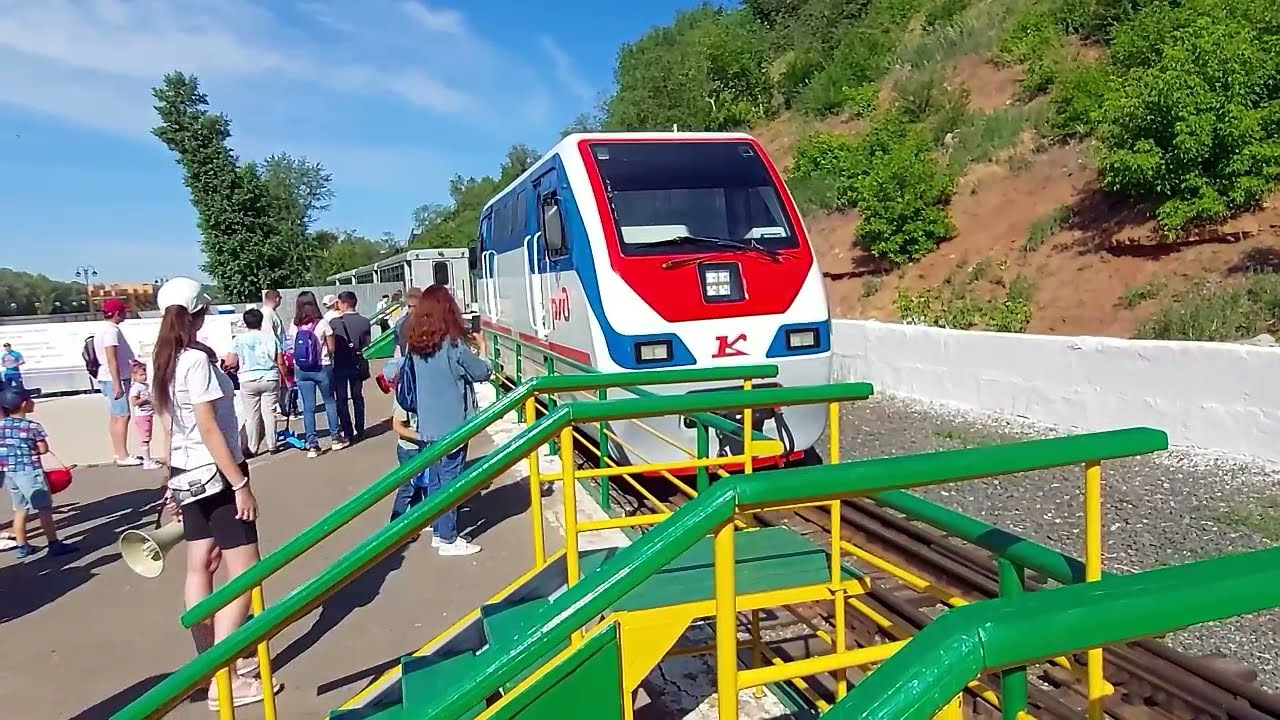 Детская железная дорога  Оренбург   Видео Виктор Поживин