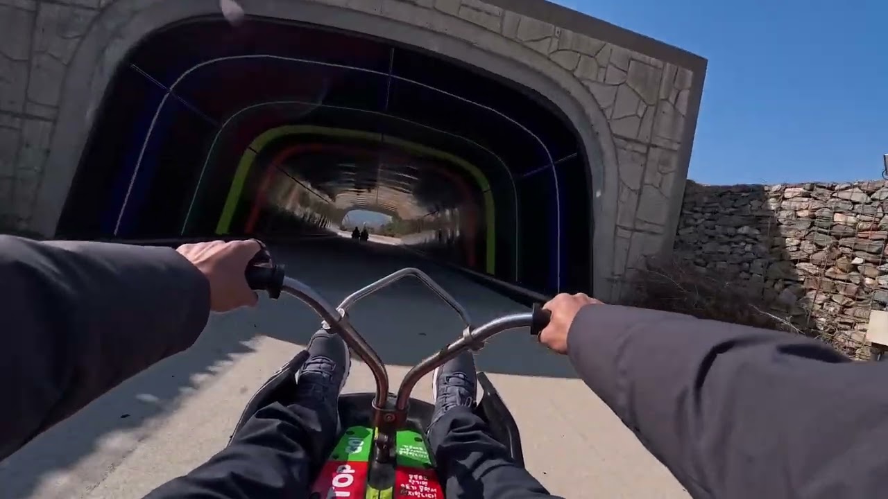 Skyline Luge Busan 超吵第一圈
