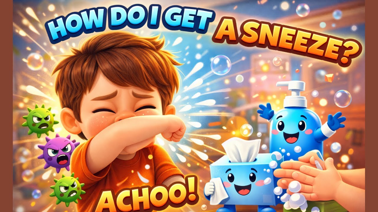 Timmy Learns About Sneezing| sneeze song |kids Hygiene | Health |Magic Letters Tv