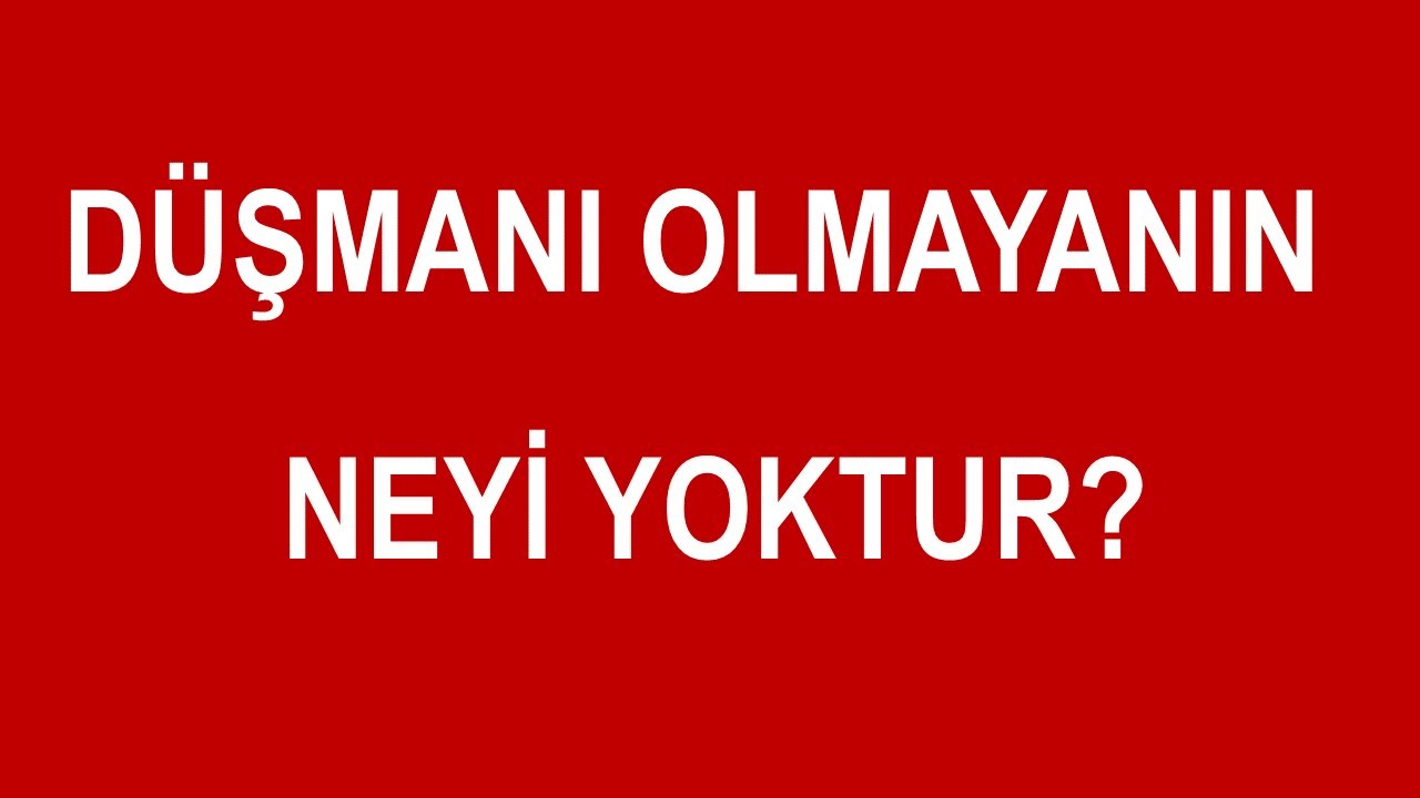 Herkes Seni Seviyorsa Bir Sorun Var Demektir