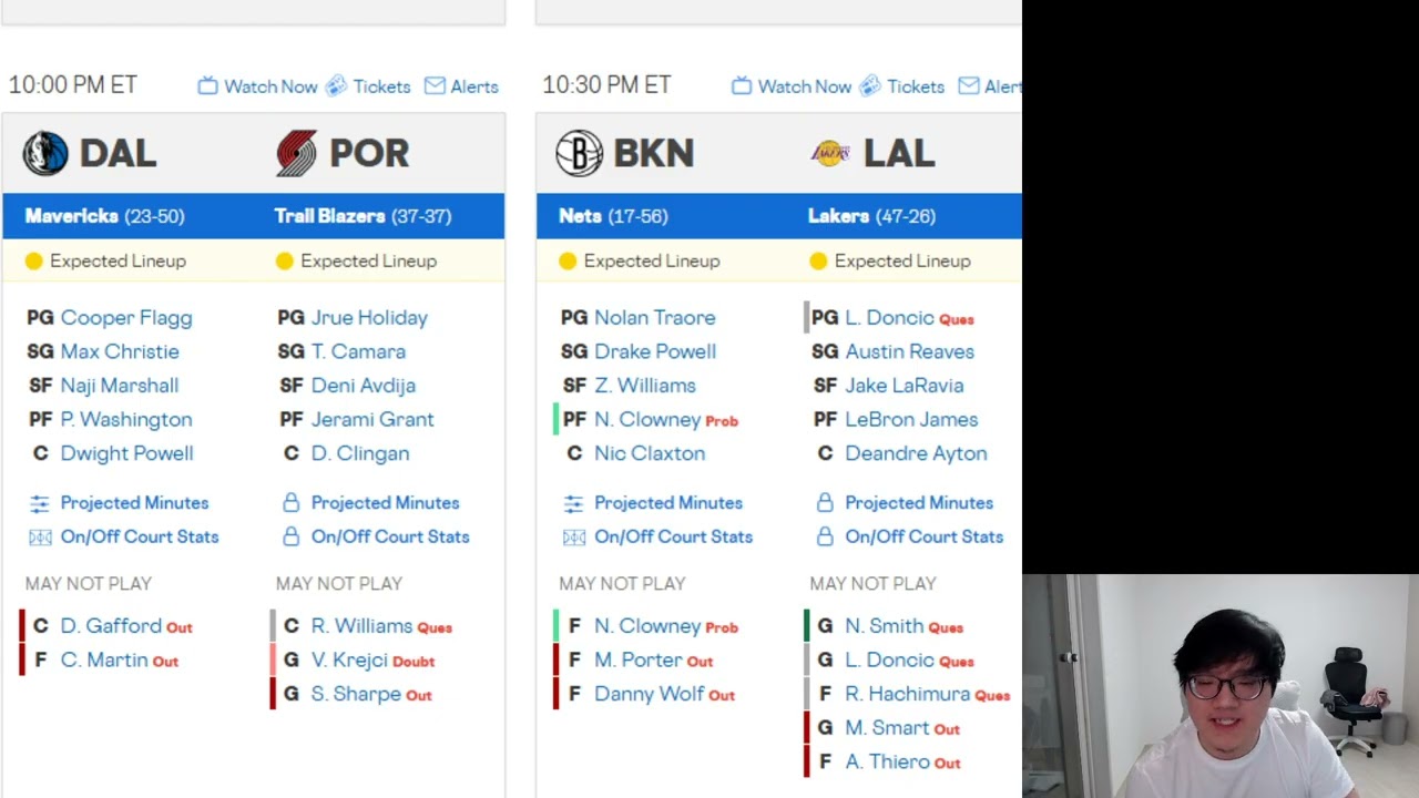 3월27일 NBA , MLB 분석방송 - 앞으로올킬 뒤로올킬