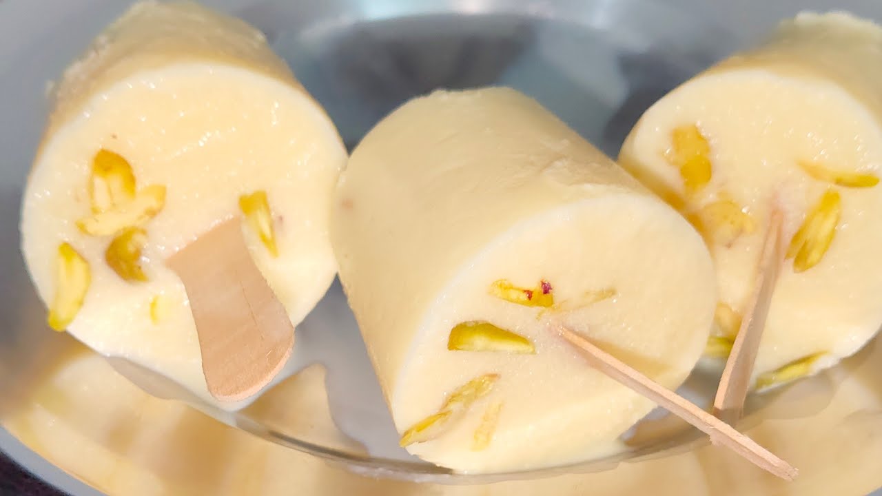 बाजार वाली कुल्फी अब घर पर | No Cream No Condensed Milk Kulfi