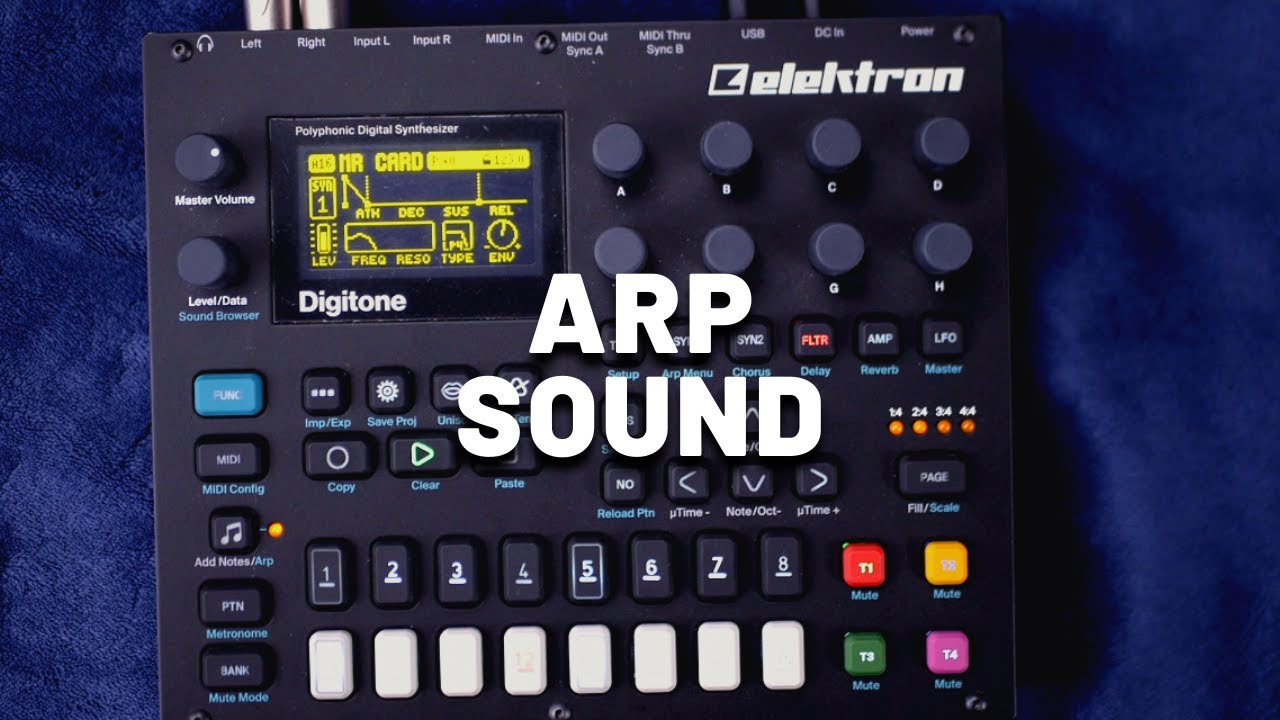 Arp Sound with Elektron Digitone (No Talking)