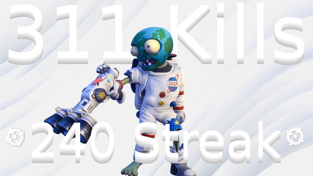 Astronaut 311 Kills 240 Streak World Record PvZ GW2