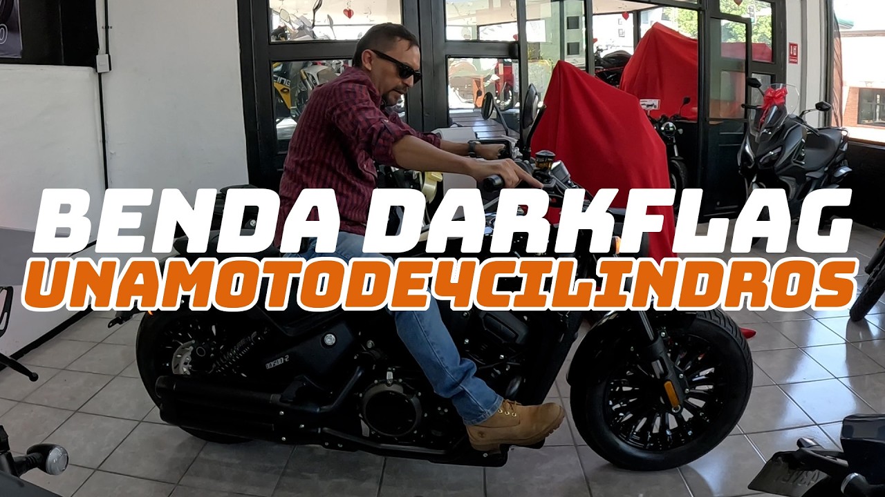 BENDA DARKFLAG/UNA MOTO DE 4 CILINDROS