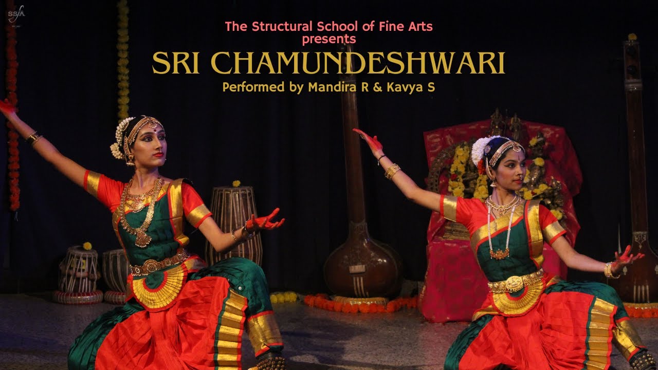 Sri Chamundeshwari | Bharatanatya by Mandira R & Kavya S | Disciples of Akshara Bharadwaj
