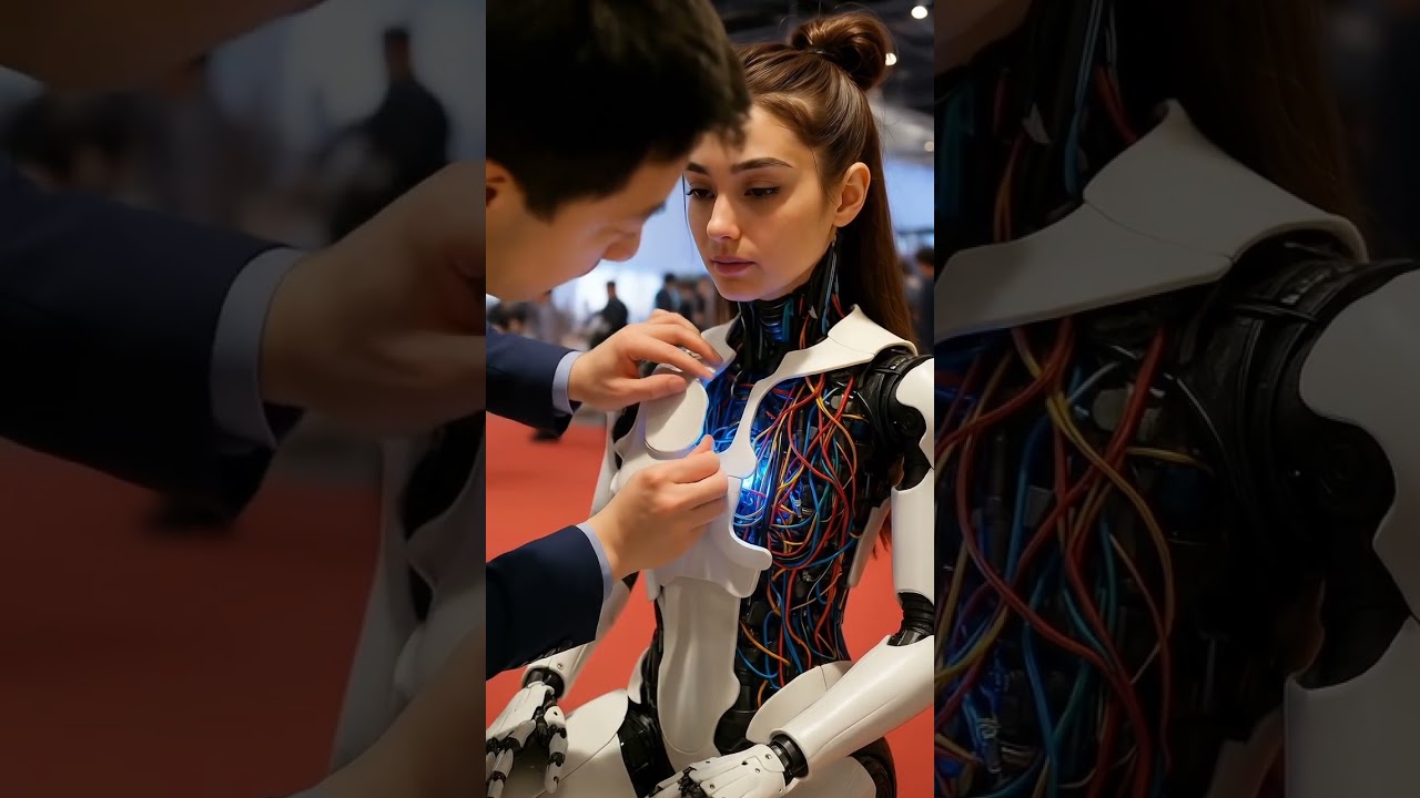 World&rsquo;s Most Realistic Female Robot Revealed at Tech Expo 2025! #robot #aiart #ai