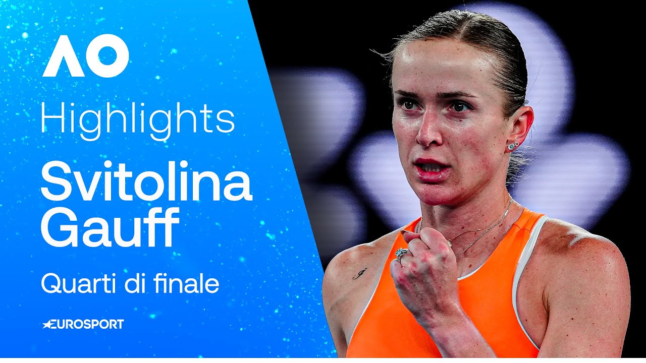 SVITOLINA supera GAUFF  e raggiunge la prima semifinale | HIGHLIGHTS | AUSTRALIAN OPEN 2026