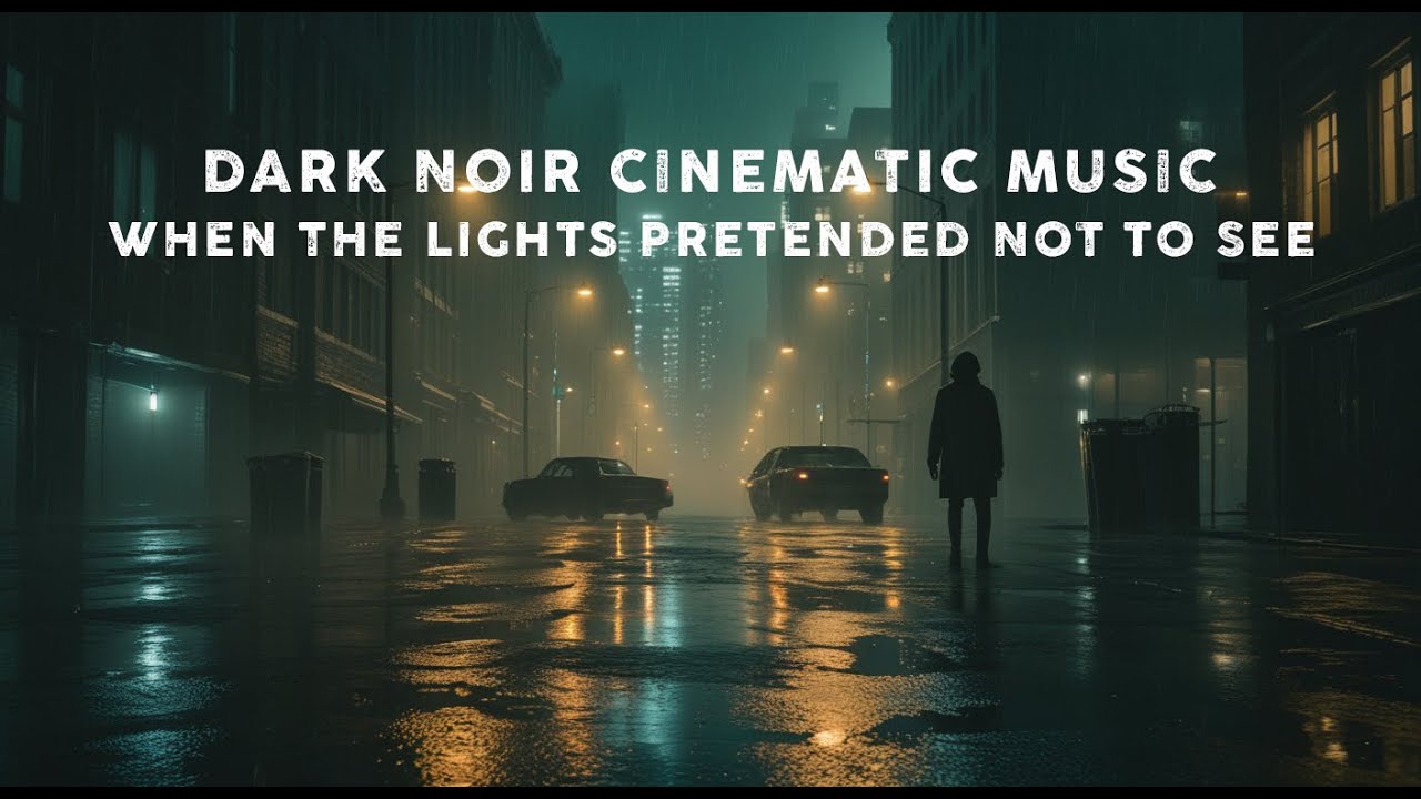 Dark Noir Cinematic Music - When the Lights Pretended Not to See | No Copyright