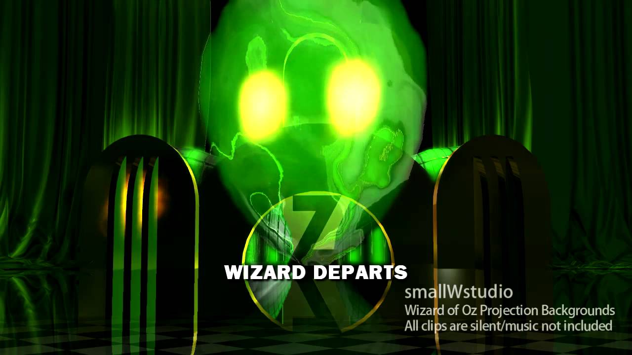 Wizard of OZ Stage Projection Backgrounds