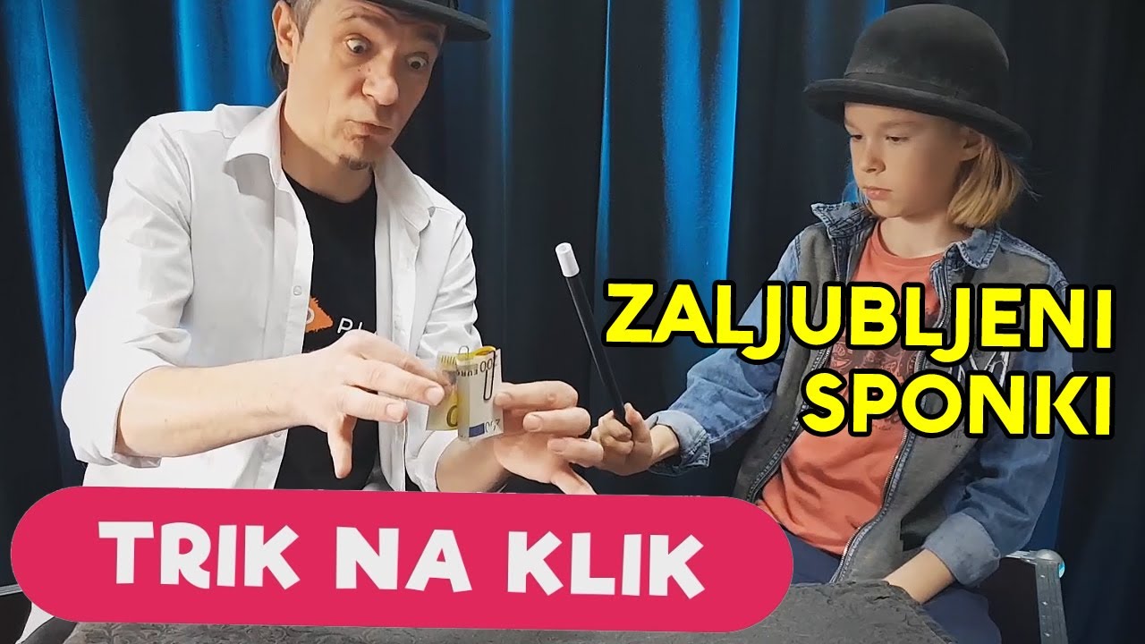 Čarovnije za otroke - ZALJUBLJENI SPONKI / Čarodej Sam Sebastian in čarovnik Leonard