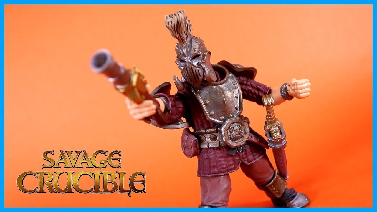 EARLY LOOK! Savage Crucible Kickstarter DWARF PROTOTYPE Action Figure Review