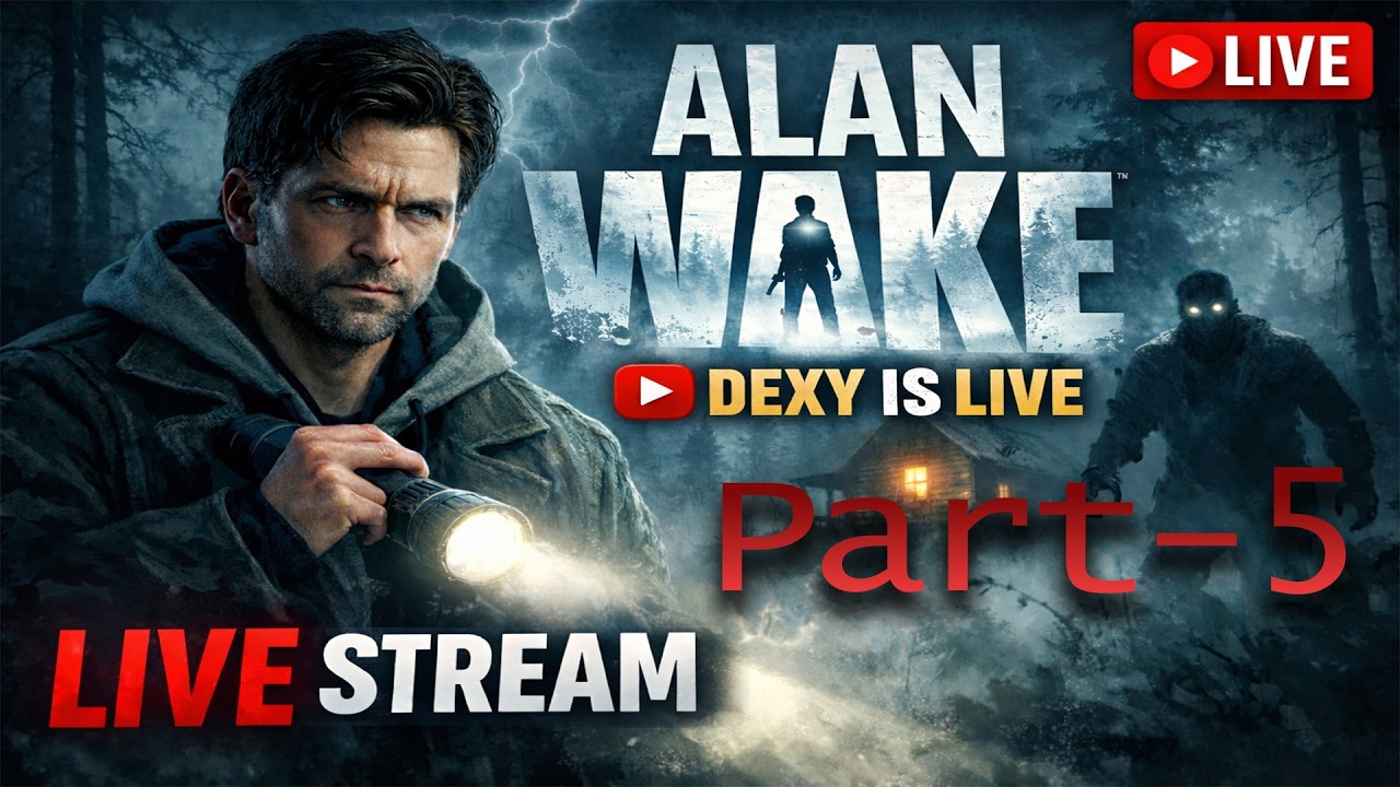 🔴Alan wake full gameplay walkthrough PART - 5🔴 | road to 300 subs