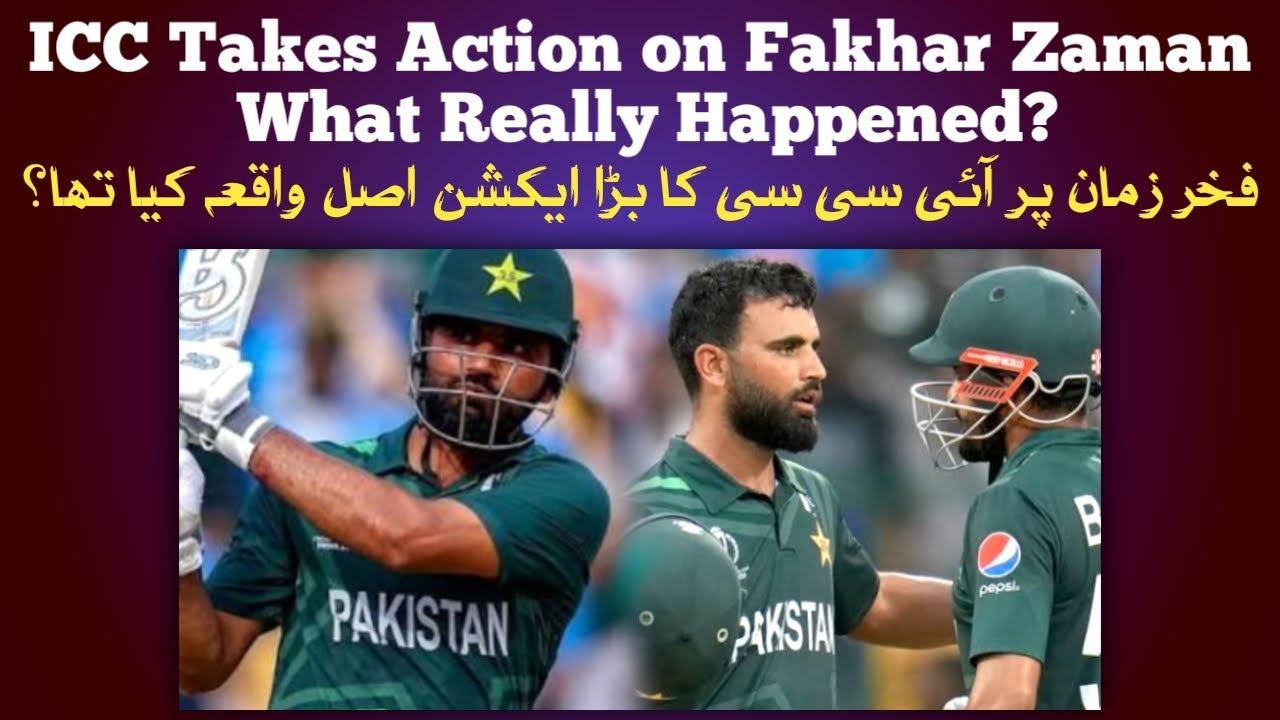 ICC Penalizes Fakhar Zaman for Code of Conduct Violation in Tri-Nation Final