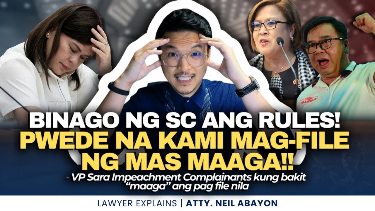 VP SARA IMPEACHMENT (2026) FILED! Maaga ba? Posible magkaproblema sa SC?? #LawyerExplains #AttorNEIL