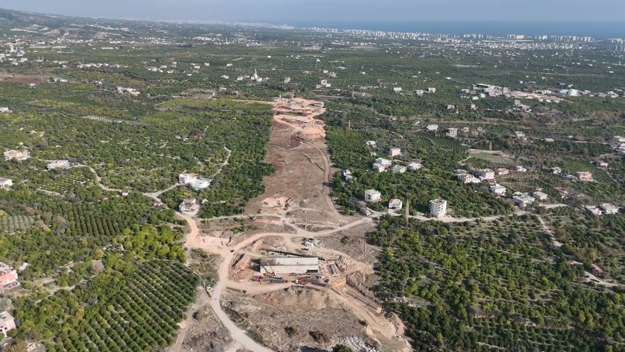 Çeşmeli Kızkalesi otoyol çalışması
