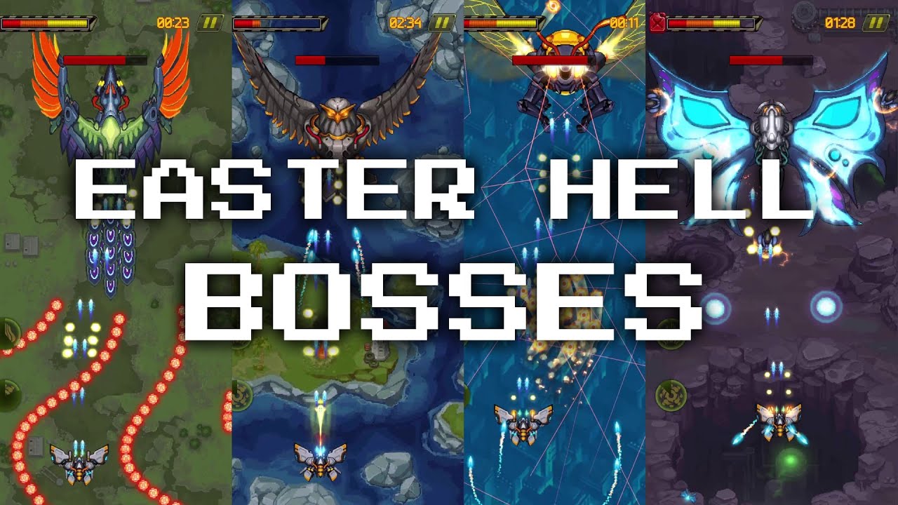 Easter Hell Bosses - 1945 Airforce Gameplay
